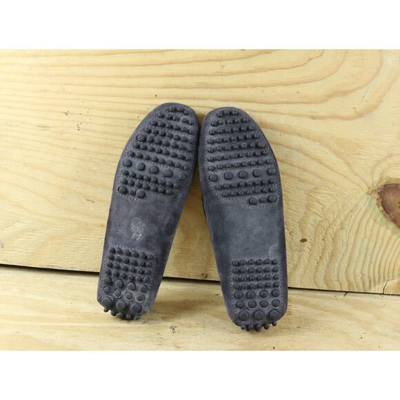 Manolo Blahnik Womens Shoes 6.5 Gray Purple Suede Roadster Driving Moccasin Itay - Picture 7 of 7